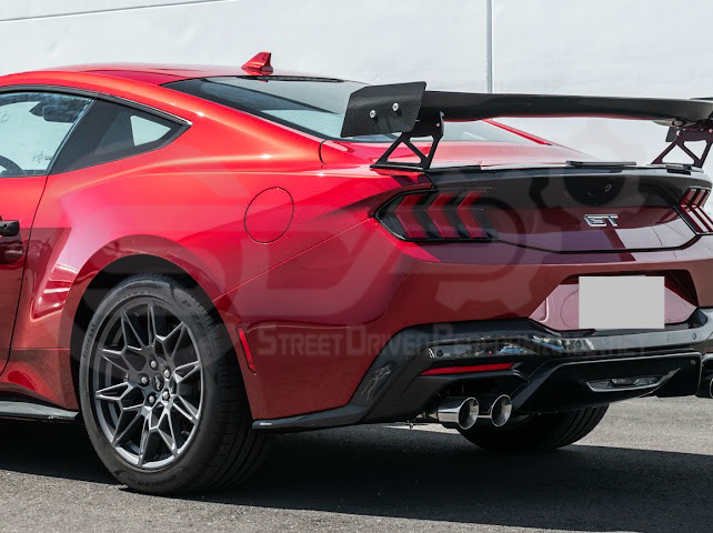 2024-UP FORD MUSTANG S650 COUPE | APR STYLE CARBON FIBER REAR HIGH WING SPOILER